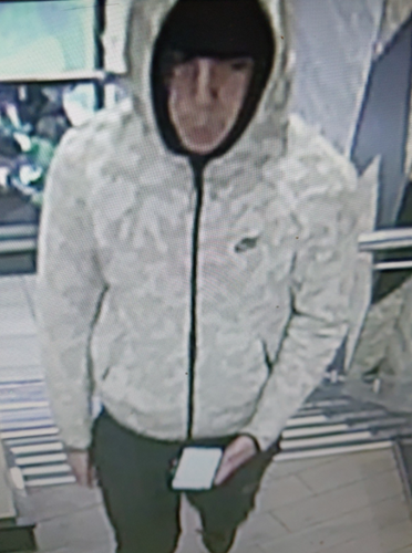 CCTV image of male described