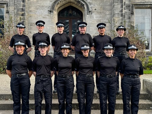 Special Constables at their oath of office