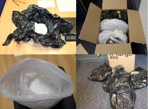 Drugs seized during an operation in Shetland earlier this year