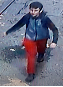 male with red trousers