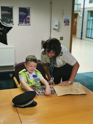 Anthony Green with Chief Constable